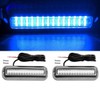 Larlansz 2PCS Waterproof Marine Lights, Stainless Steel 42 LEDs Underwater