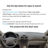 Dash Cover Mat Custom Fit for Toyota Corolla 1998 1999
