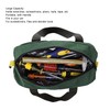 Canvas Tools Bag, Heavy Duty Wide Mouth Tool Storage Bag
