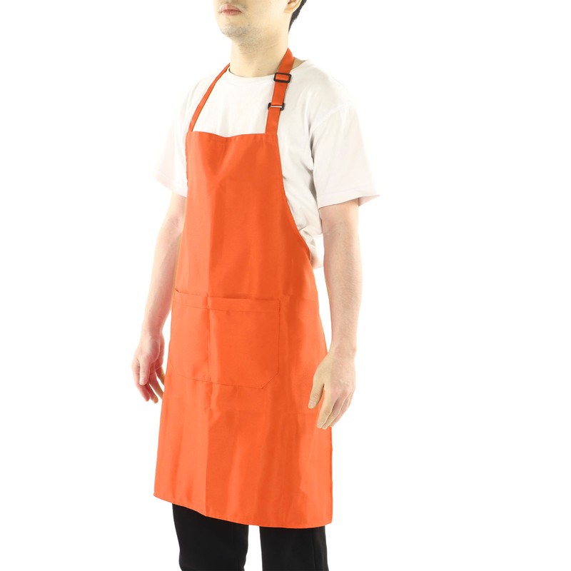 Cooking Apron Waterproof Adjustable Neck Strap Breathable Soft Kitchen Bib