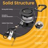 DELSWIN Heavy Duty Retractable Keychain, Badge Holder Retractable Clip, Badge