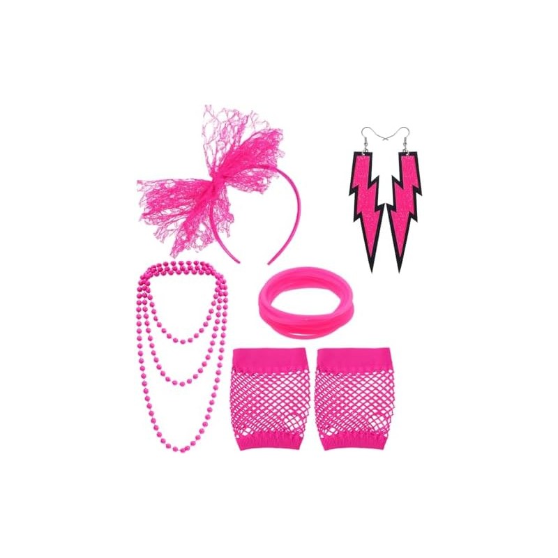 Disfraz de los 80's Mujers, 5 Conjunto de Accesorios para