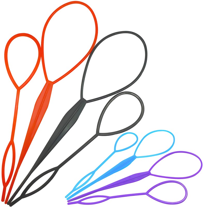 8PCS Quick Loop Tool for French Braids, Ponytails, and Long