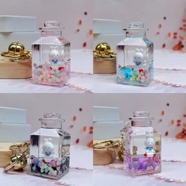 Summer Quicksand Swimming Ring Rabbit Keychain LF1796 Free Size Free Size Purple 30ea