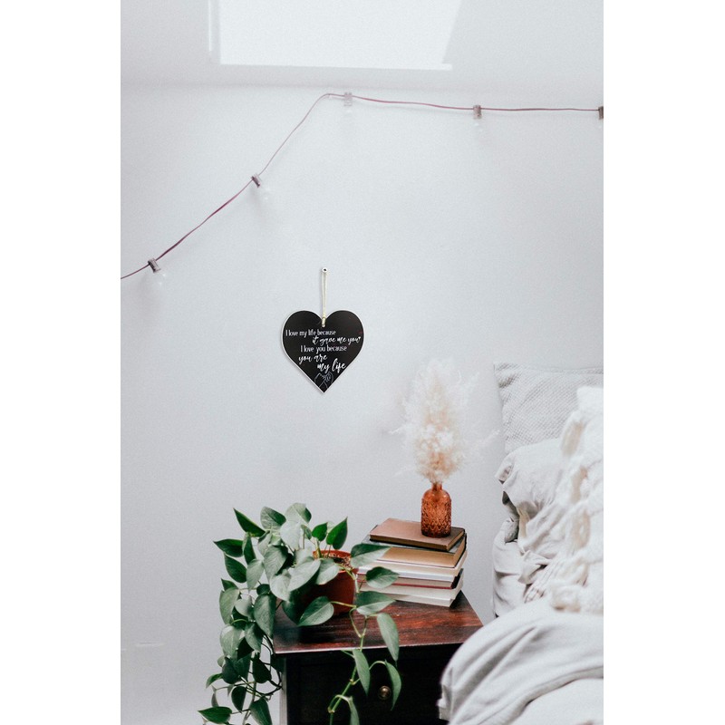 CARISPIBET I love my life | home decorative sign romantic