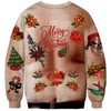 URAWESO Ugly Christmas Sweatshirt for Women Men Funny 3D Printed