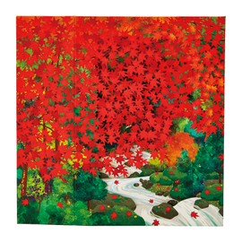 Sanrio 507261 Message Card, Autumn Leaf Valley, Paper, Others JAU 29-5