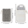Linkidea 3 bolsas protectoras de jabón, bolsa de jabón exfoliante