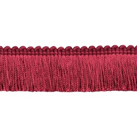 DÉCOPRO Ruby 1.25" Brush Fringe Trim [5 Yards]