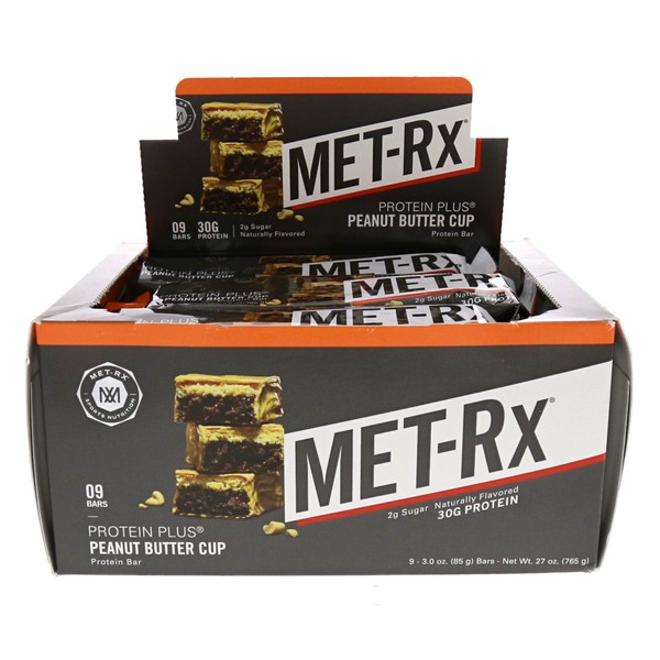 MET-Rx Protein Plus Bar, Great as Healthy Meal Replacement, Snack,