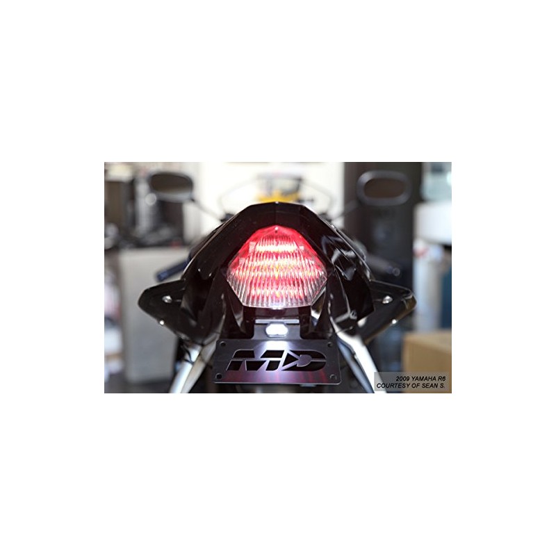 Integrated Sequential LED Tail Lights Clear for 2008-2016 Yamaha YZF