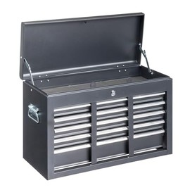 Pinikuyiro Portable Metal Tool Chest Cabinet with 5 Drawers, 5-Drawer Tool Chest Cabinet with Ball Bearing Drawer Slides, Steel Tool Storage Box Organizer,Black
