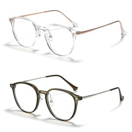 YIDIANYKQA Nearsighted Women's Glasses (KY-GLASS-09, 2.5)