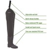 Frogg Toggs Rana II PVC Bootfoot Hip Wader, Felt Outsole,