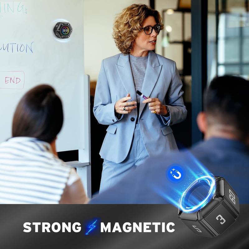 Jack Pomodoro Timer - Productivity Cube, Visual Focus Timer, Mute