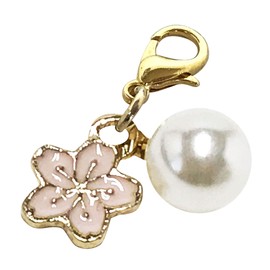 LamPlanning Mask Charm, Mask Accessory, Cherry Blossom Charm, Stylish, Cute, Girls' Mask Accessory, Zinc
