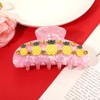 PHALIN Fruit Hair Clips for Women Jeweled Pineapple Hair Claw