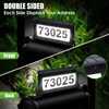 Etetale Solar Address Sign for Mailbox, RGB & Cool White