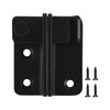 Stainless Steel Door Bolt, Lockable Fastener with Padlock Hole Latch,