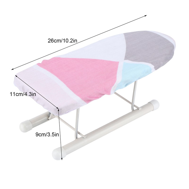 Mini Ironing Board Portable Folding Desktop Clothes Ironing Table for