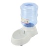 Pet Water Dispenser Gravity Refill Leakage Proof Clear Automatic Dog
