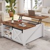 SEDETA 31.5" Lift Top Coffee Table with Storage, Square Coffee