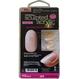 Beauty Nailer Professional Sculpted Acrylic Nail Kit AKIT-6 Nude French