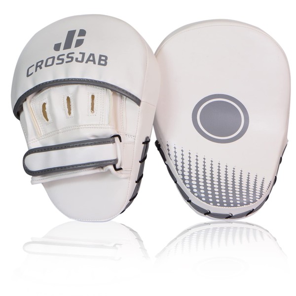 CROSSJAB Curved Boxing Pads with Target Zone for Focus, Speed,