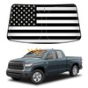 D-Lumina Winshield Sun Shade with USA Flag for 2007-2021 to-yota