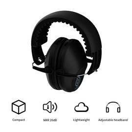EAREST Protection Ear Muffs, Noise Reduction Safety Ear Muffs Shooting Earmuff NRR 20 dB Ear Defenders for Adults and Kids