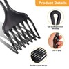 OUDQFCJ Finger Styler Afro Comb Coarse Hair Comb Plastic Comb