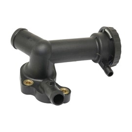 KarParts360 For Mini Cooper 2002-2008 Thermostat Housing | Plastic | Black | 4 Cyl. | 1.6 Liter | Base Model | Excluded Thermostat | Replacement For 11537829959