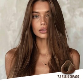 KÜÜL - Color System Tinte Permanente para Cabello Tono 7.3 90 ml, con Aceite de Coco, Filtro UV y Colágeno, Prolonga Intensidad del Color, Aporta Hidratación, Brillo y Sedosidad, Coloración Cabello