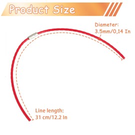 JAMHER 20pcs F016800181 Trimmer Line for Brush Cutter Art 26 Combitrim, 31 cm long, 3.5 mm diameter
