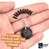 Zite Fishing Rubber Stopper Set Fishing | Line Stopper 3