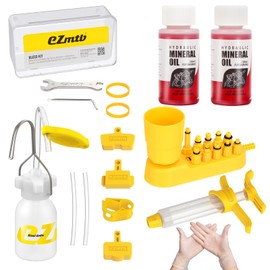 TorchPilot Bike Brake Bleed Kit for Shimano,TEKTRO Hydraulic Disc Brakes, Bicycle Brakes Service Bleed Set with 120ml Mineral Oil for MTB/Road Brake Perfect Bleeding of The Bicycle Brake