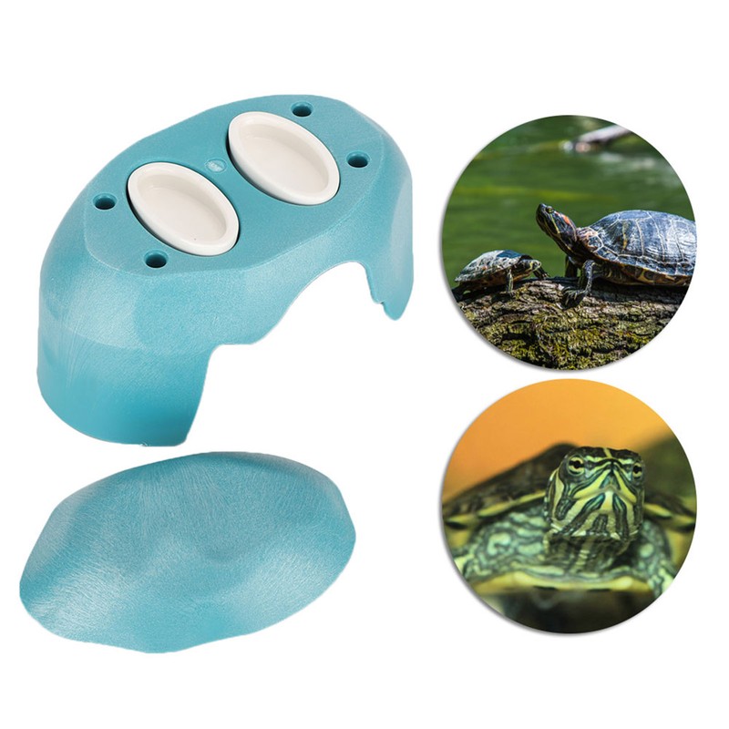 Multifunctional Tortoises Humidified Shelter Nest Climbing Pet Reptile Cave LandscapeLake