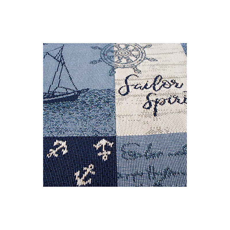 Sander Gobelins Sailor Patch Maritime Coloured Woven (Placemat (4 Pieces)