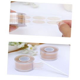 minkissy 600pcs Women Eyelid Tape Double Eyelid Sticker Lash Bond and Seal Waterproof Natural Fiber Mesh Tape for Hooded Eyes