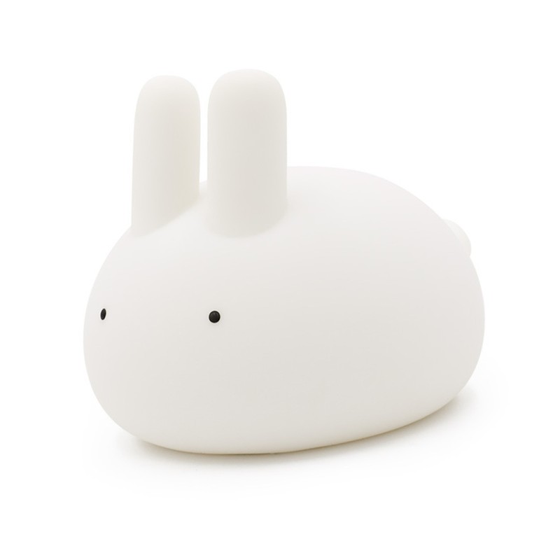 Cute Rabbit Night Light Silicone Bunny Tabletop Lamp 2700K Warm