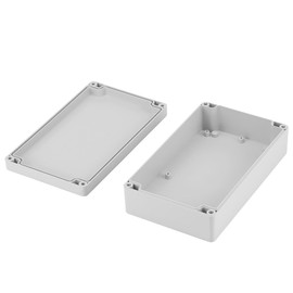 Junction box, surface-mounted junction box for wet rooms, 200 x 120 x 55 mm, jet-protected cable junction box, IP65, junction box