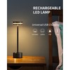 PUSU Portable Table Lamp Battery Powered LED Lamp Cordless Table