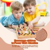 Iharpro Busy Board with 19 LED Light Switches, Montessori Toys