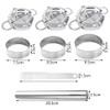Pamtns Dumpling Maker Set of 10 Stainless Steel Dumpling Maker