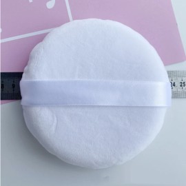Unbranded Powder Puff Large Size. Velour Body Makeup Puff with Satin Ribbon 3PCS Gifts USA