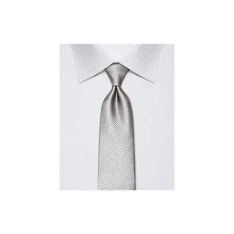Vincenzo Boretti Men's Tie Pure Silk Polka Dot Elegant Men's