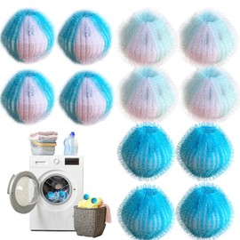 SSKHE Pack of 12 Pet Hair Remover Washing Machine, Dog Hair and Cat Hair Remover Lint Balls for Washing Machine, Hair Catcher Washing Machine, Removes Pet Hair, Lint & Lint, Pet Hair Remover