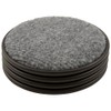SoftTouch 1 5/8" Round Reusable Carpet Bottom Furniture Caster Cups