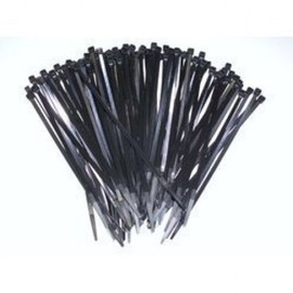 MINTCRAFT CV280W-1003L ProSource Cable Tie, Nylon, 11 in L, Black