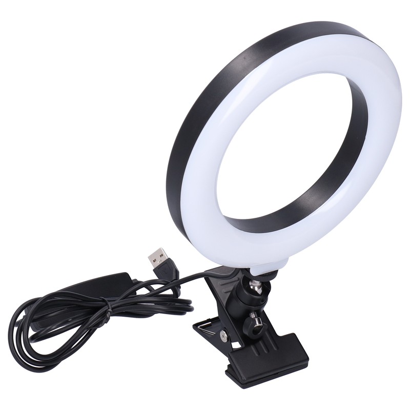 16cm LED USB Circle Light RGB Fill Light with Clamp